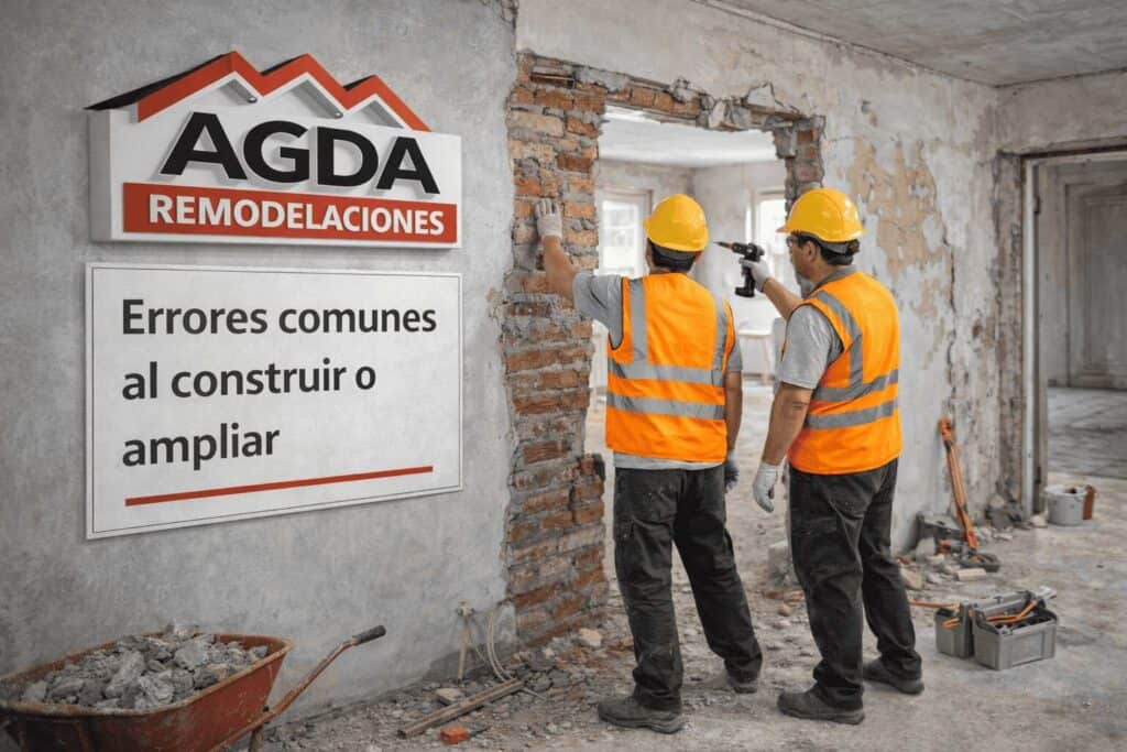Remodelaciones y errores comunes en construcción y ampliación.